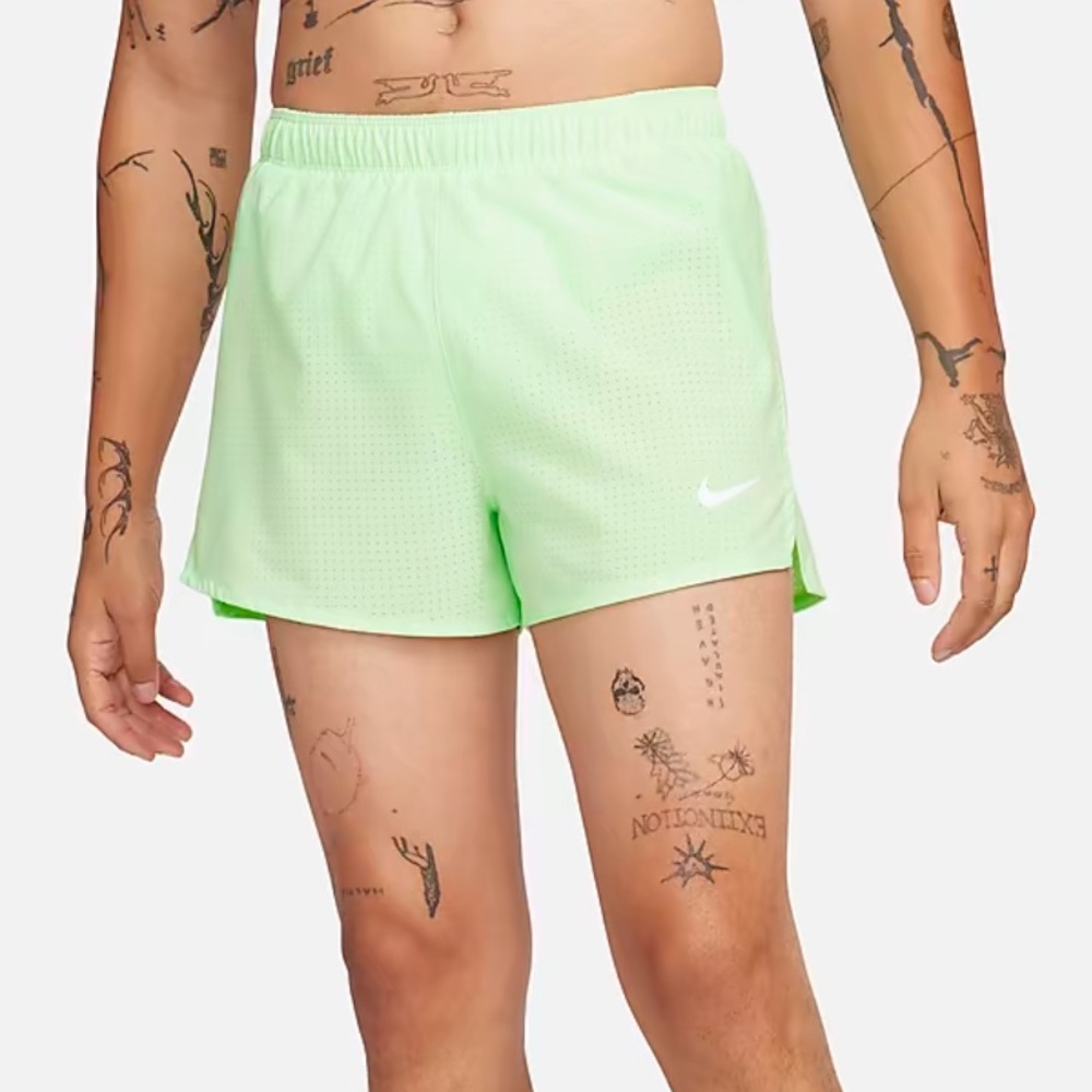 Nike Fast Mint Green Running Short - Picture 4 of 4